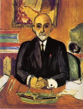 Henri Emile Benoit Matisse : portrait of auguste pellerin